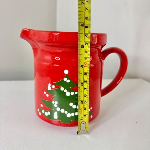 Vintage Waechtersbach West Germany 5.75" Ceramic Christmas Pitcher - Picture 8 of 9